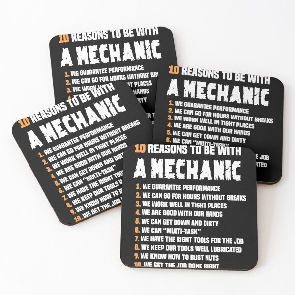 Item preview, 10 Reasons To Be With A Mechanic T-shirt For Men Funny designed and sold by LouisaErique.