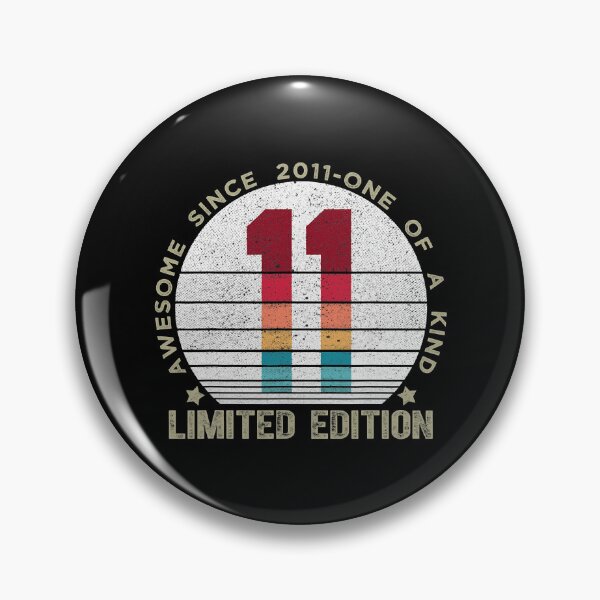 Item preview, 11 Year Old Vintage 2011 Retro Limited Edition 11th Birthday designed and sold by LouisaErique.
