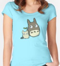 Totoro Women's Fitted Scoop T-Shirt