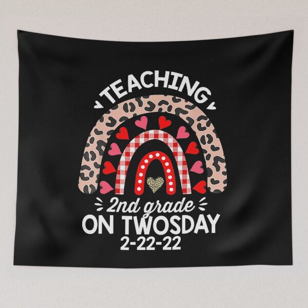 Item preview, 2222022 Teaching 2nd Grade On Twosday Teacher Valentine  designed and sold by LouisaErique.