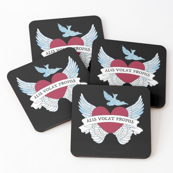 Aperçu de l'œuvre Alis Volat Propriis Tatouage Style Steampunk Cadeau pour femme créée et vendue par LouisaErique.