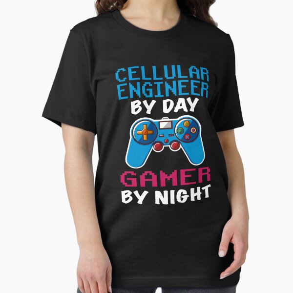 Item preview, Cellular engineer Gift shirt, Cellular engineer Dad Husband Boyfriend Gift, Funny Cellular engineer by day Gamer By night christmas Birthday Gift Idea designed and sold by xlnv.