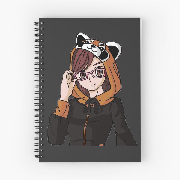 Item preview, Red Panda Hoodie Girl designed and sold by GL Digital Artwork .