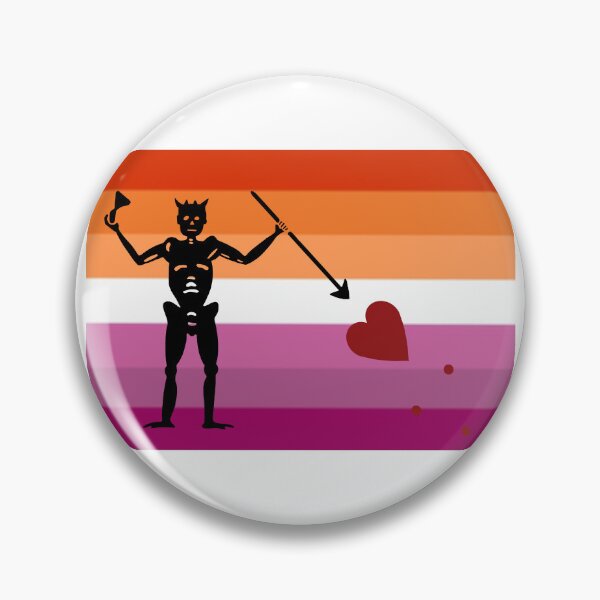 Item preview, Pirate pride flag lesbian Blackbeard designed and sold by Theoldgirl900.