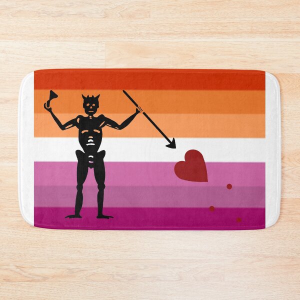 Item preview, Pirate pride flag lesbian Blackbeard designed and sold by Theoldgirl900.