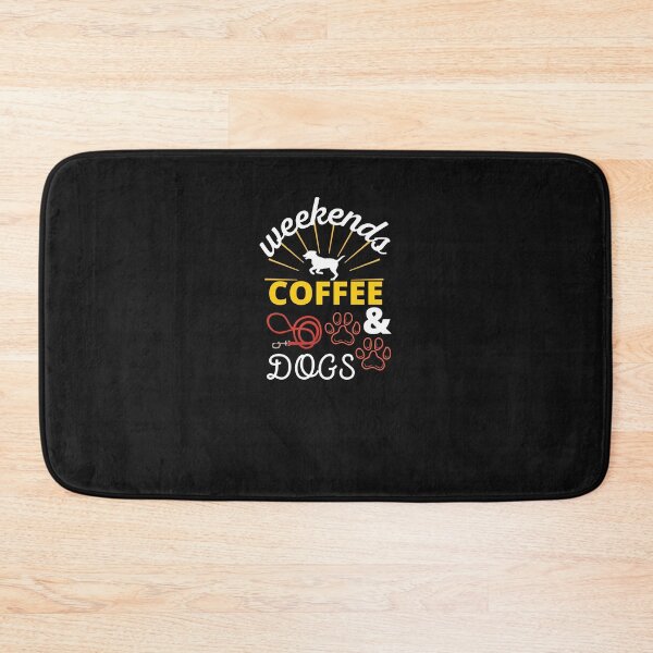 Item preview, weekends coffee and dogs designed and sold by H-ALPHA.