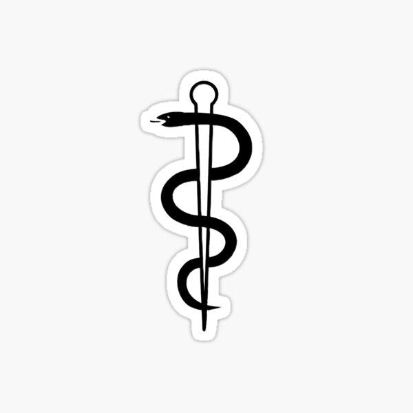 Vista previa del artículo con la obra «El caduceo también se conoce como el símbolo médico.», diseñado y vendido por Phantom-Sentry.