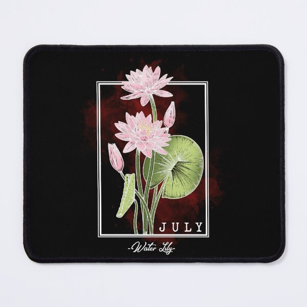 Item preview, Birth Month Flower | July | Water Lily | Floral Design  designed and sold by Ravenvine.