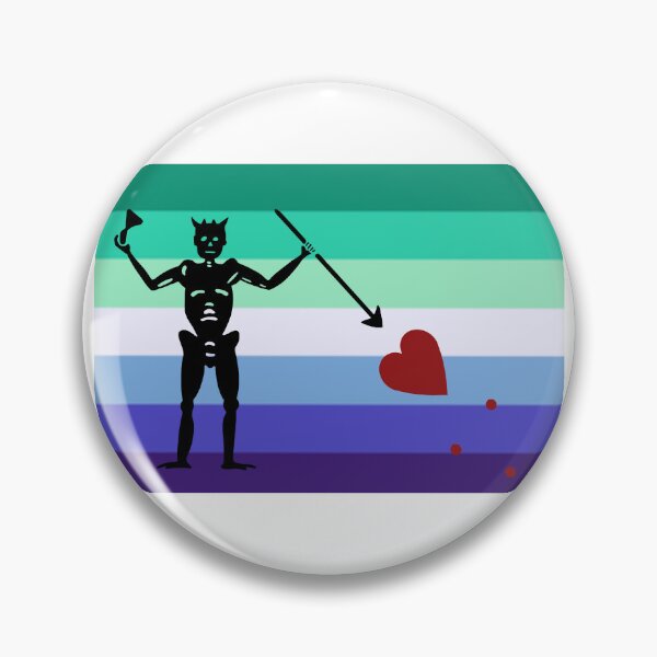 Item preview, Pirate pride flag gay Blackbeard designed and sold by Theoldgirl900.