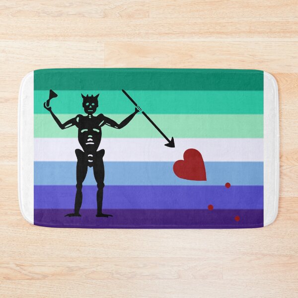Item preview, Pirate pride flag gay Blackbeard designed and sold by Theoldgirl900.