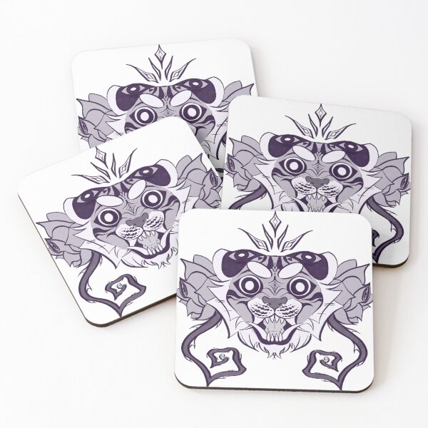 Item preview, Angry Greyscale tiger designed and sold by Emmwimm.