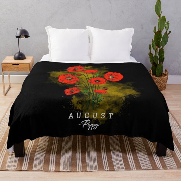 Item preview, Birth Month Flower | August | Poppy | Floral Design  designed and sold by Ravenvine.
