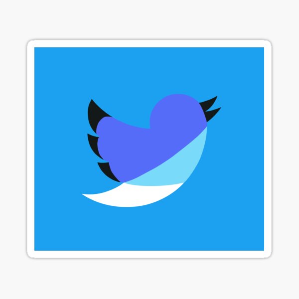 Twitter Bird Logo Stickers for Sale