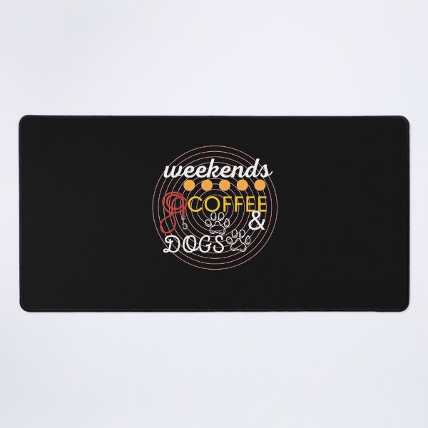 Item preview,  weekends coffee and dogs designed and sold by H-ALPHA.