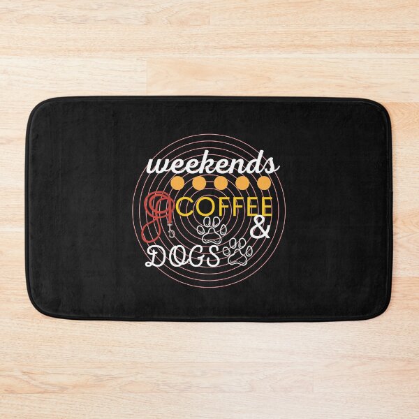 Item preview,  weekends coffee and dogs designed and sold by H-ALPHA.