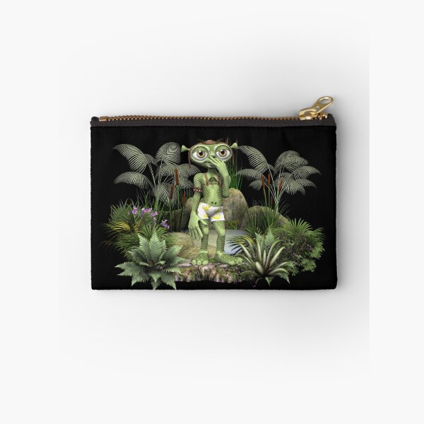 Item preview, Cute Alien Sunbathing, fantasy fun designed and sold by LoneAngel.