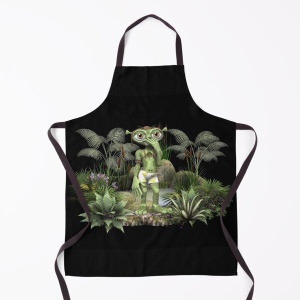 Item preview, Cute Alien Sunbathing, diversión de fantasía designed and sold by LoneAngel.