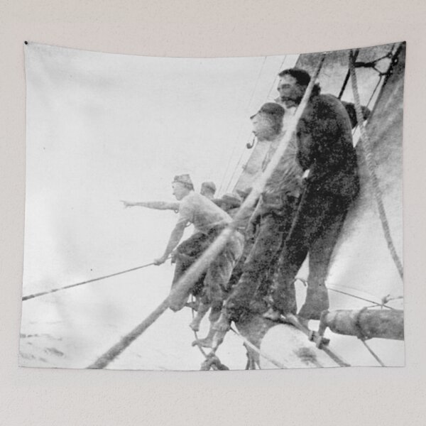 Item preview, Robert Louis Stevenson on the Bowsprit of the Caso designed and sold by LeeHarperOswald.