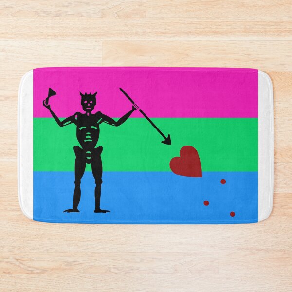 Item preview, Pirate pride flag polysexual Blackbeard designed and sold by Theoldgirl900.