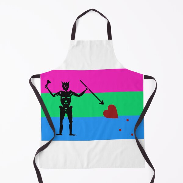 Item preview, Pirate pride flag polysexual Blackbeard designed and sold by Theoldgirl900.