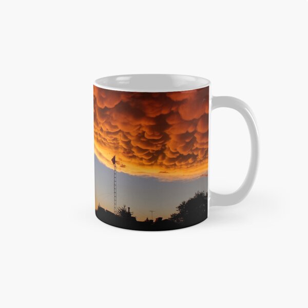 Item preview, Orange Mammatus Clouds designed and sold by madeinsask.