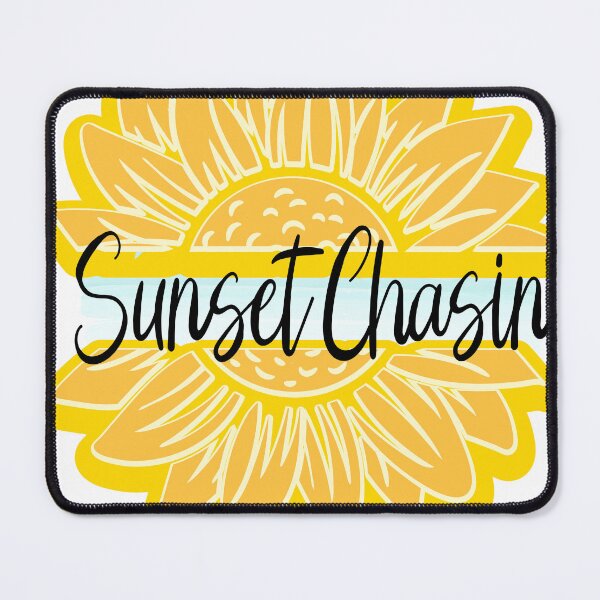 Item preview, Sunset Chasin Yellow Summer Sunflower on water design designed and sold by mnkygirl13.
