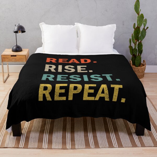 Item preview, Read Rise Resist repeat vintage designed and sold by TeeHDesigner.