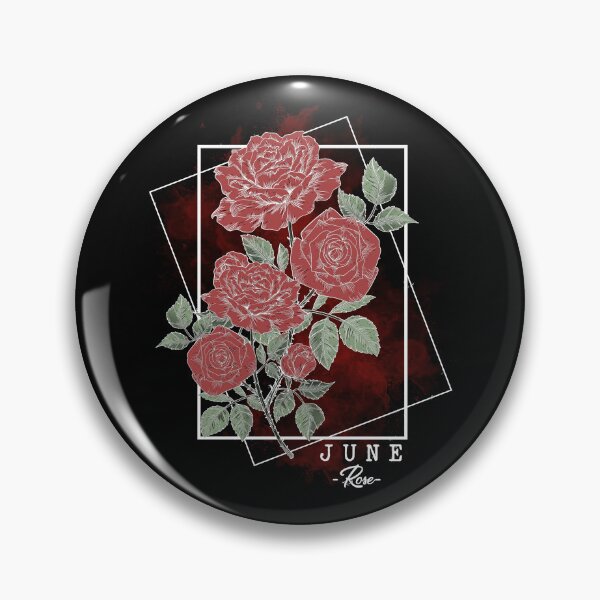 Item preview, Flor del mes de nacimiento | junio | rosa | Diseño floral designed and sold by Ravenvine.