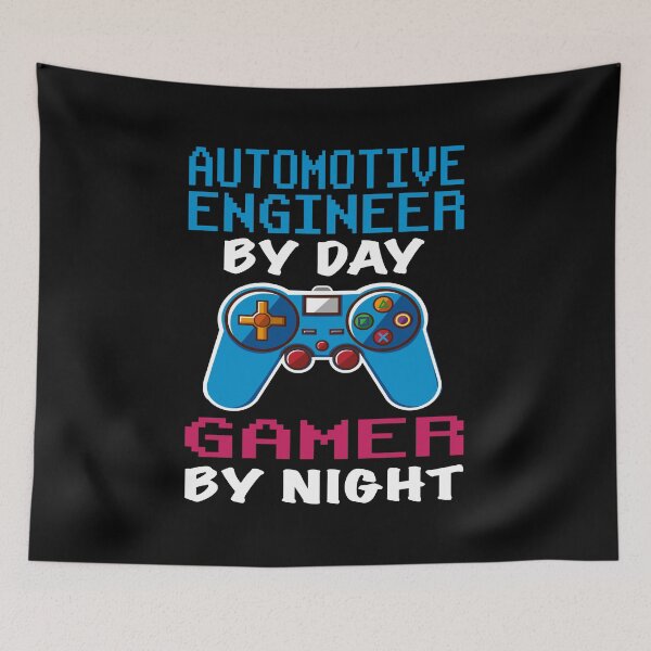 Item preview, Automotive engineer Gift shirt, Automotive engineer Dad Husband Boyfriend Gift, Funny Automotive engineer by day Gamer By night christmas Birthday Gift Idea designed and sold by xlnv.