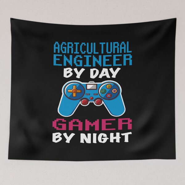 Item preview, Agricultural engineer Gift shirt, Agricultural engineer Dad Husband Boyfriend Gift, Funny Agricultural engineer by day Gamer By night christmas Birthday Gift Idea designed and sold by xlnv.