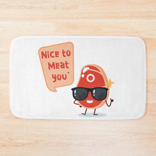 Item preview, Nice to Meat you  designed and sold by Bloomie_Studio .