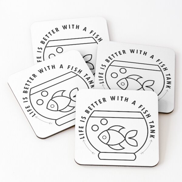Item preview, life is better with a fish tank designed and sold by Fiona Shorts.