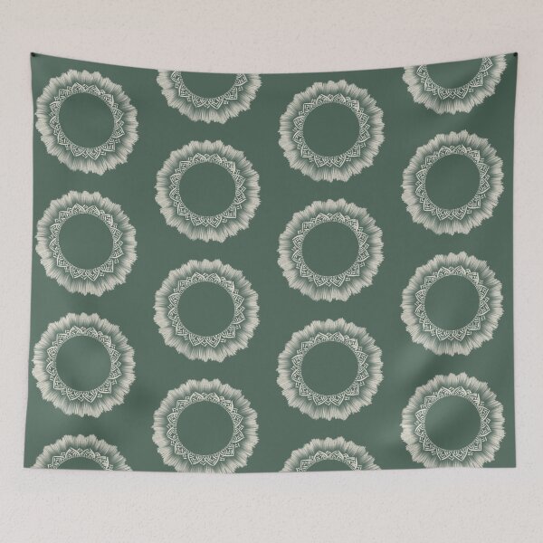 Item preview, Macrame Mandala (Green) designed and sold by KaitlinsKingdom.