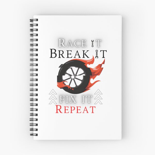 Item preview, Race It Break It Fix It Repeat designed and sold by Artsy Aura ⭐⭐⭐⭐⭐  .