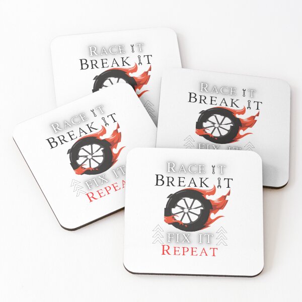 Item preview, Race It Break It Fix It Repeat designed and sold by Artsy Aura ⭐⭐⭐⭐⭐  .