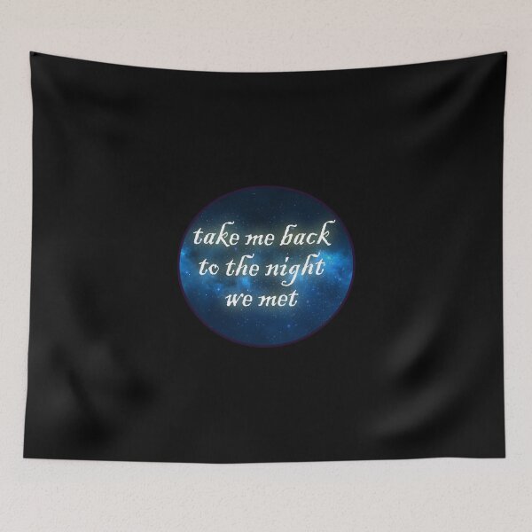 Item preview, The Night We Met Sticker designed and sold by desireeowe.