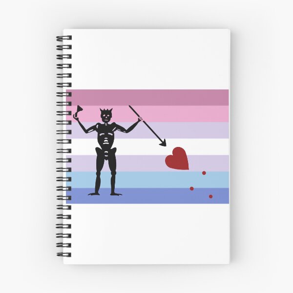 Item preview, Pirate pride flag bigender Blackbeard designed and sold by Theoldgirl900.