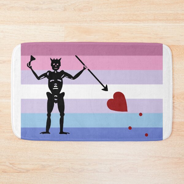 Item preview, Pirate pride flag bigender Blackbeard designed and sold by Theoldgirl900.