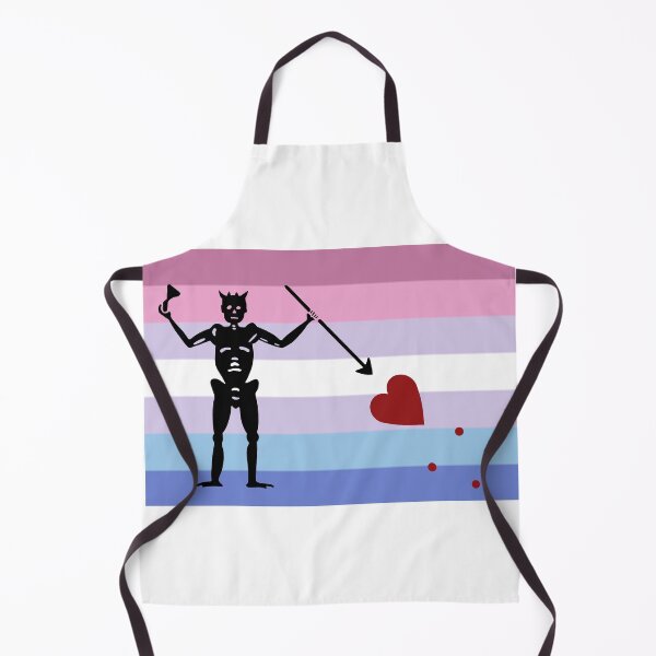Item preview, Pirate pride flag bigender Blackbeard designed and sold by Theoldgirl900.
