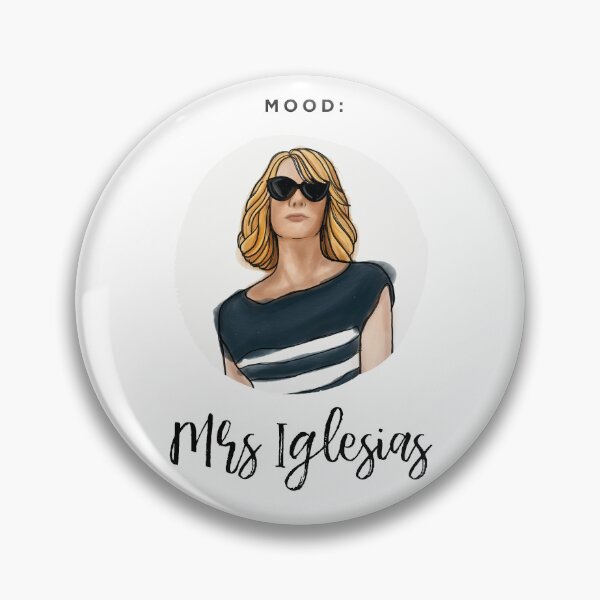 Item preview, bridesmaids move kristen wiig funny mrs iglesias print designed and sold by Misery Loves Company.