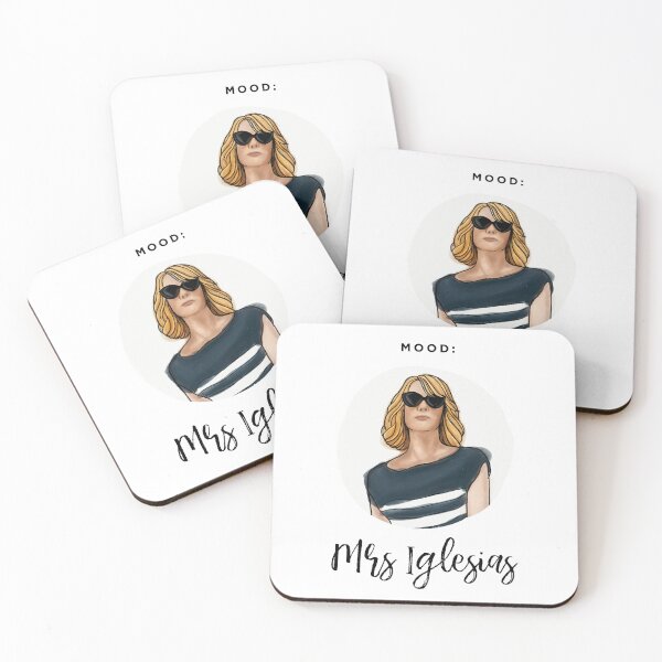 Item preview, bridesmaids move kristen wiig funny mrs iglesias print designed and sold by Misery Loves Company.