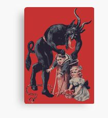 Merry Christmas from Krampus! Canvas Print
