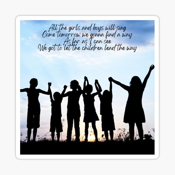 Item preview, Let the Children Lead the Way designed and sold by DontBurnTheDay.