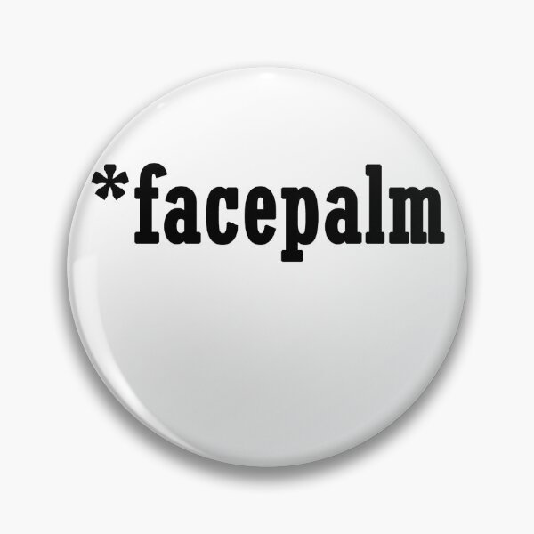 Item preview, Facepalm designed and sold by GEANart.