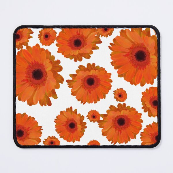 Item preview, Daisy Bunch Pattern, swimming in orange daises designed and sold by LoraLoo.