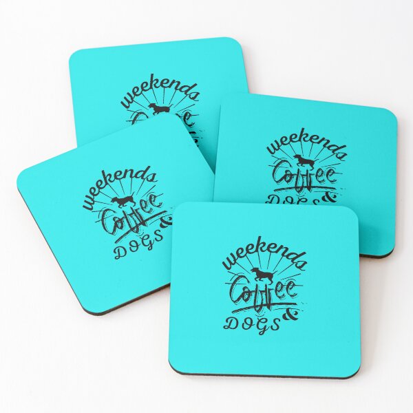 Item preview,  weekends coffee and dogs designed and sold by H-ALPHA.