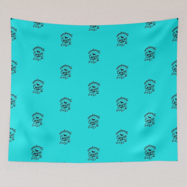 Item preview,  weekends coffee and dogs designed and sold by H-ALPHA.