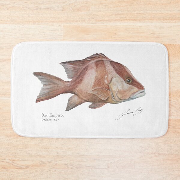 Item preview, Fish Painting - Red Emperor Fish Art Watercolour. Fish Hat!Rachael Curry  designed and sold by RachaelCurryArt.