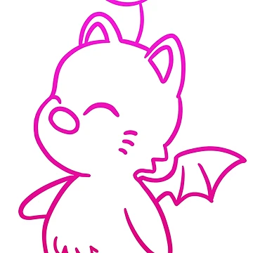 Artwork thumbnail, Final Fantasy - Moogle by RikDrawsThings