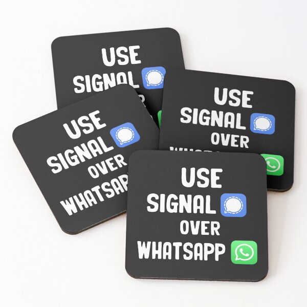 Item preview, Use Signal over Whatsapp   designed and sold by YanaKnitSsxz.
